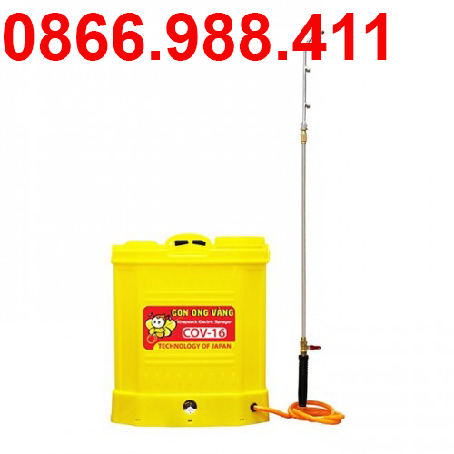 Bình phun xịt điện con ong vàng cov-16