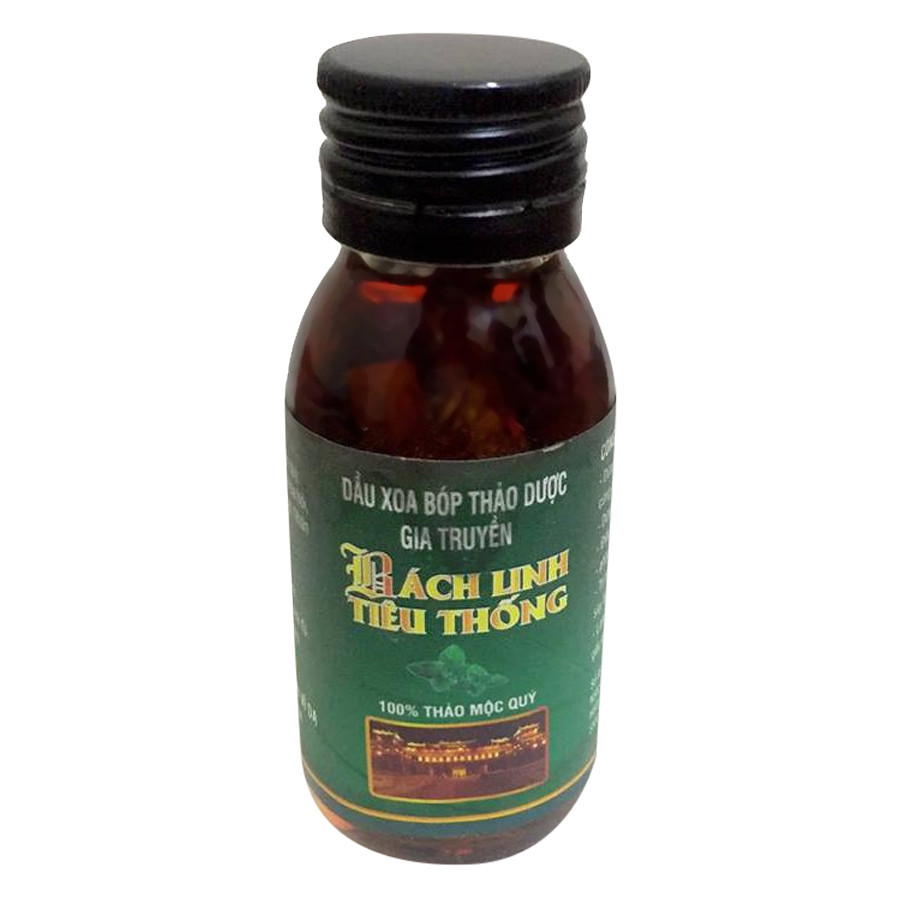 [HCM]Dầu Xoa Bóp Thảo Dược Bách Linh Tiêu Thống 60ml