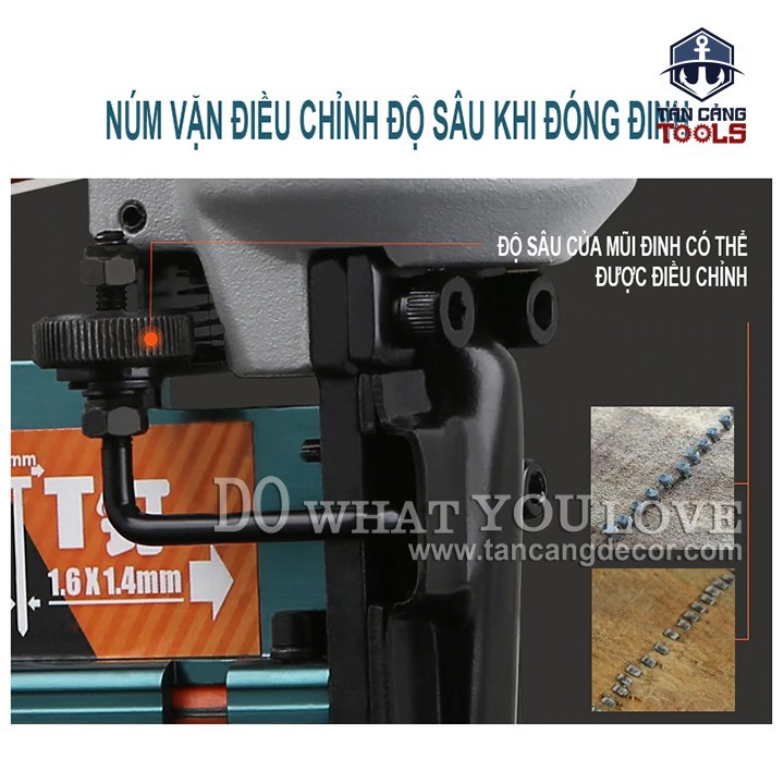 Máy Bắn Đinh Dùng Hơi Fujiwara AF50 ( Nhiều Tính Năng )