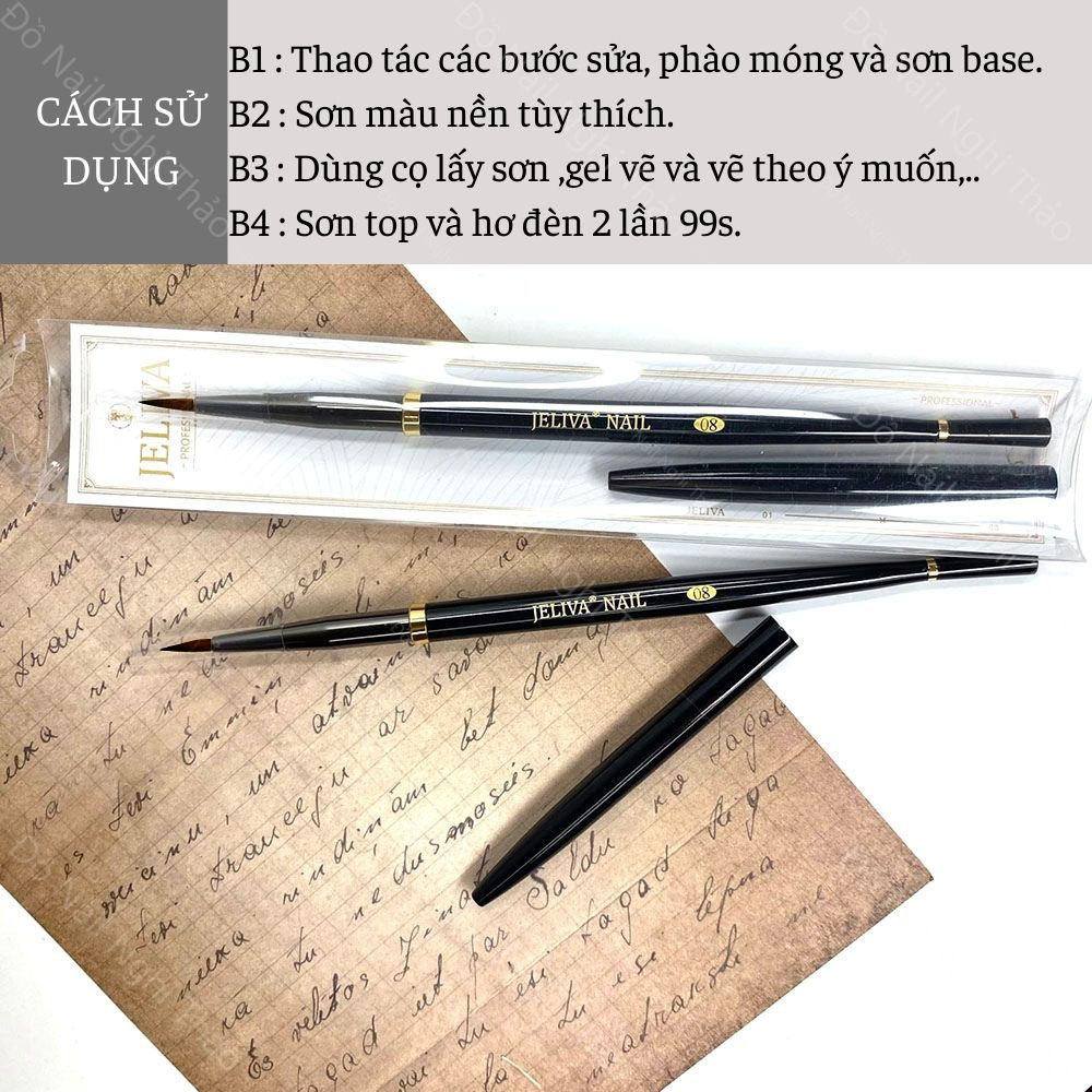 Cọ vẽ màu nước Jeliva số 08