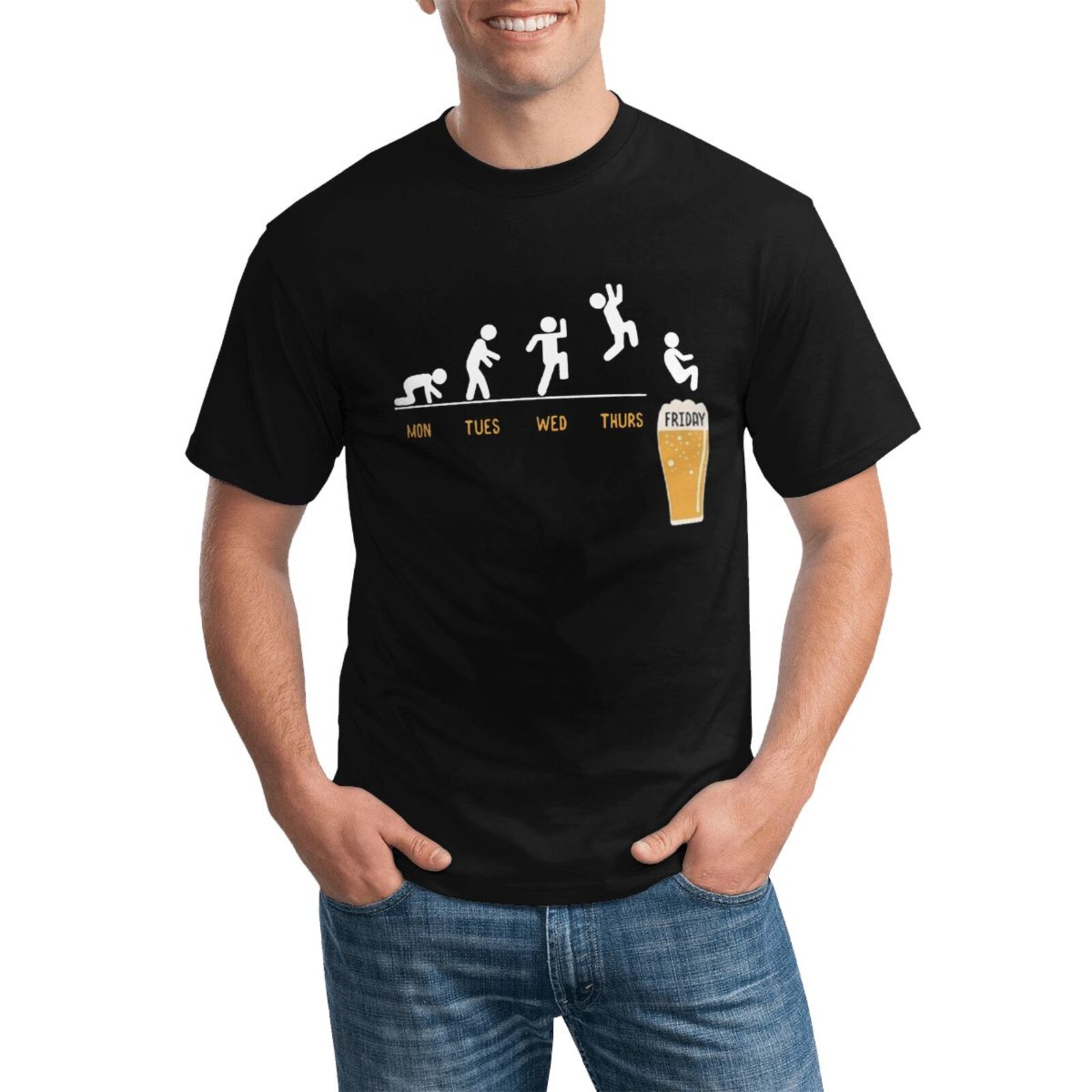 Beer Weekend So Ready For The Vacation Jumps Into Beer Summer Tee Man Wild Wear Hot Sale Shop
