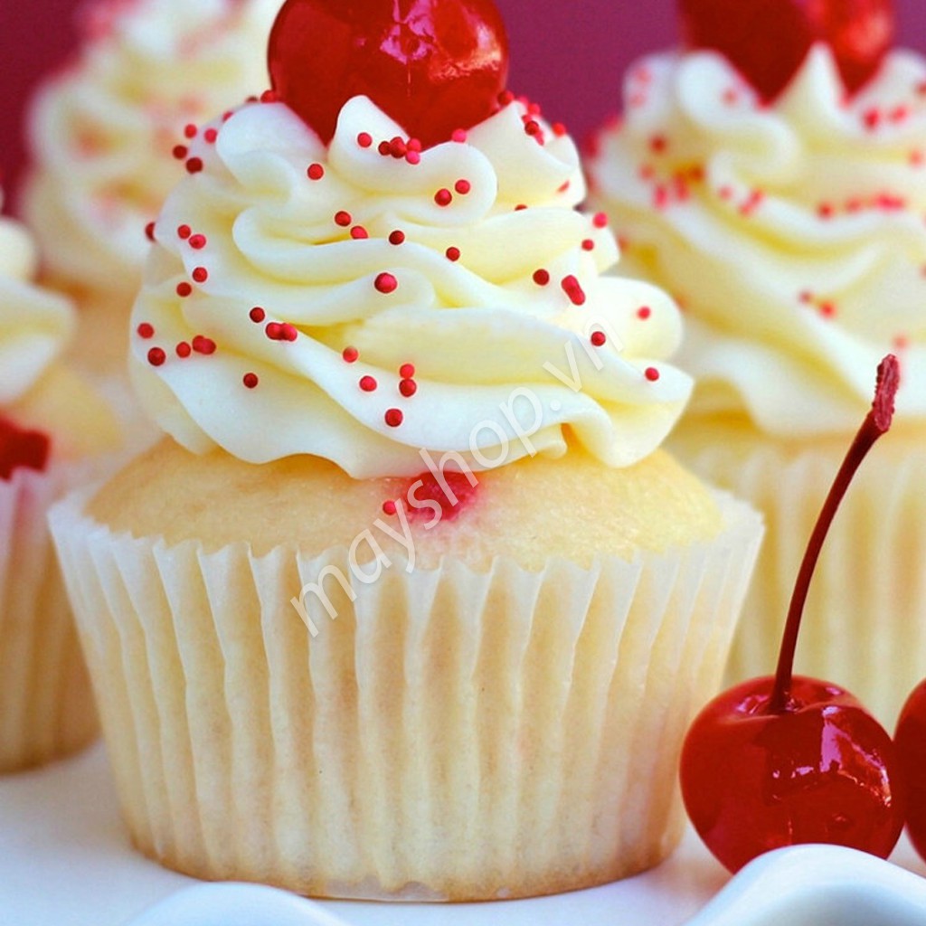 Cupcake mềm nguyên lốc