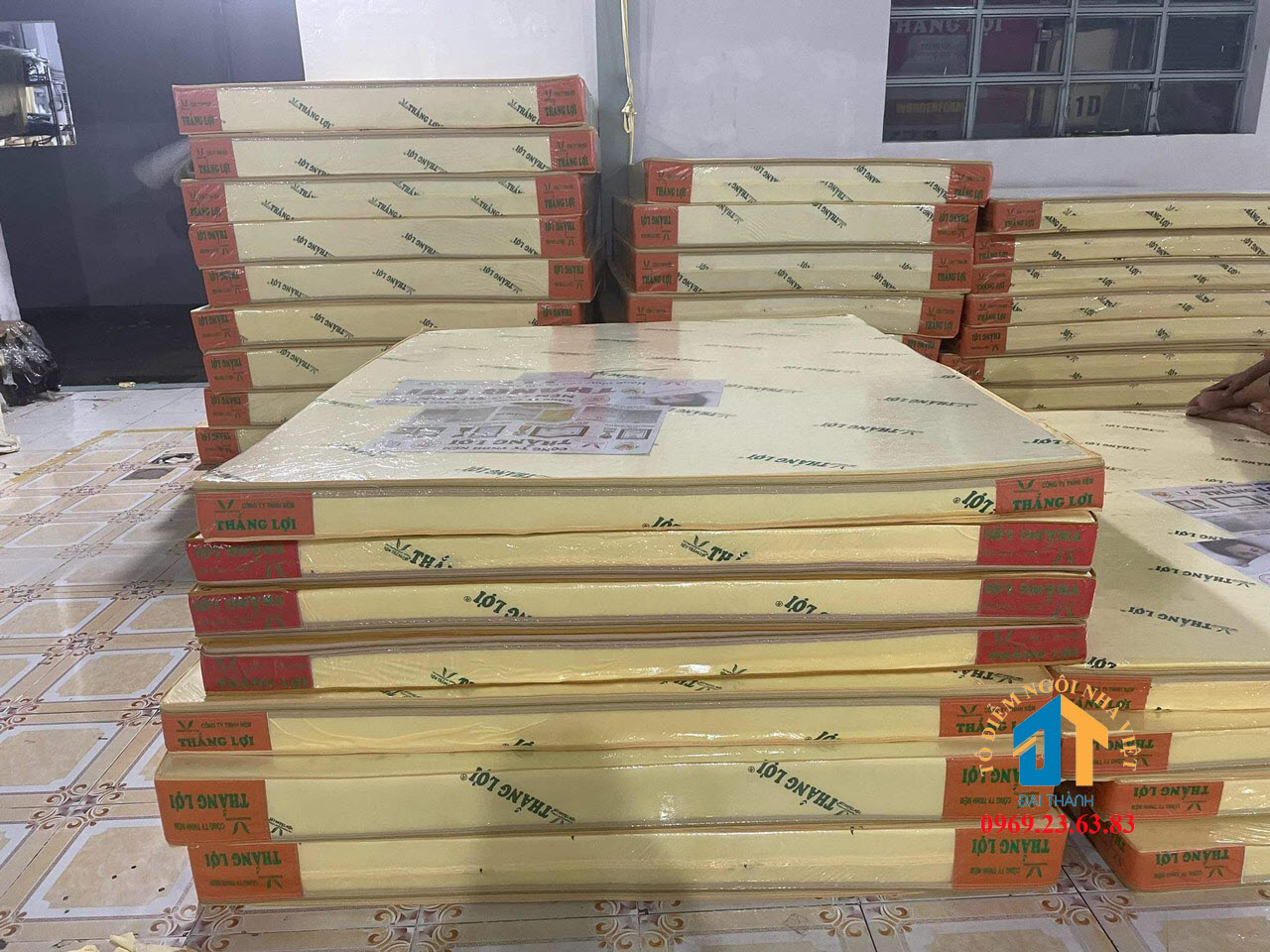 Nệm cao su non Thắng Lợi 140x200x10cm
