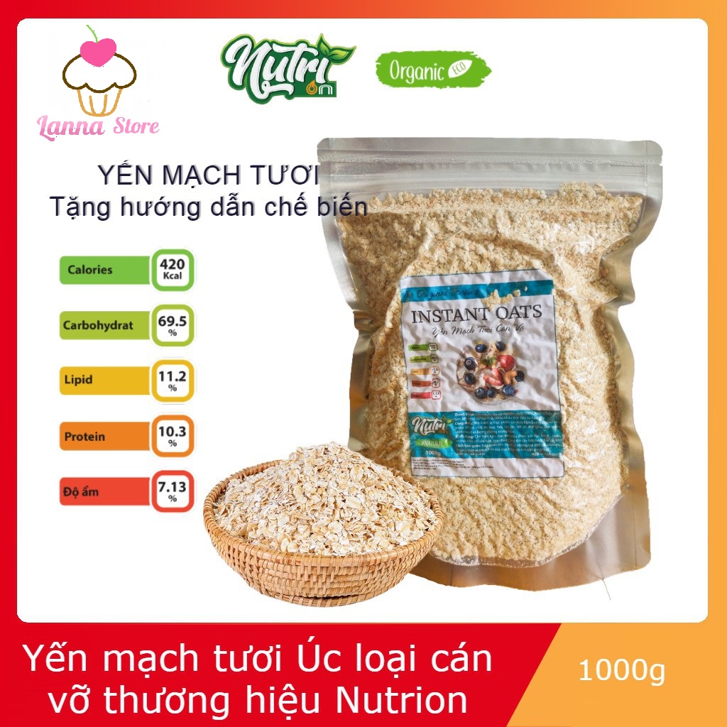 Yến Mạch cán dẹt/ cán vỡ- Nhập Khẩu Từ Úc