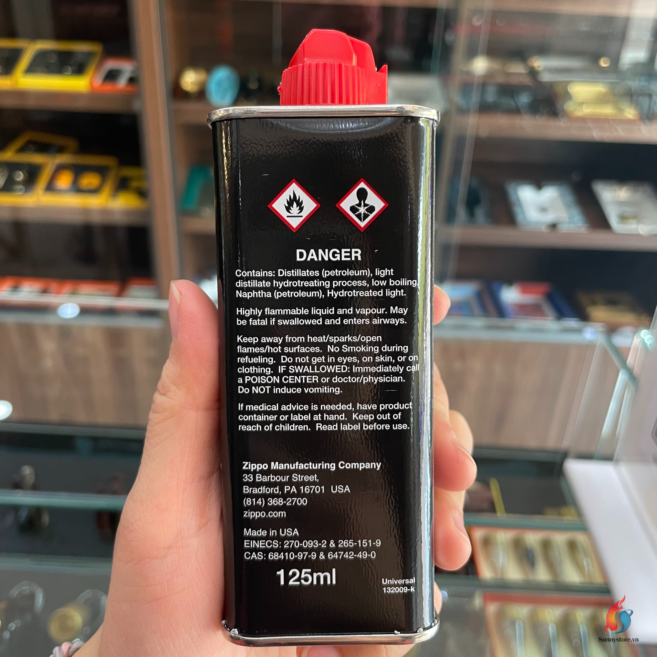Bình Xăng Bơm Bật Lửa Zippo - Hàng Chính Hãng