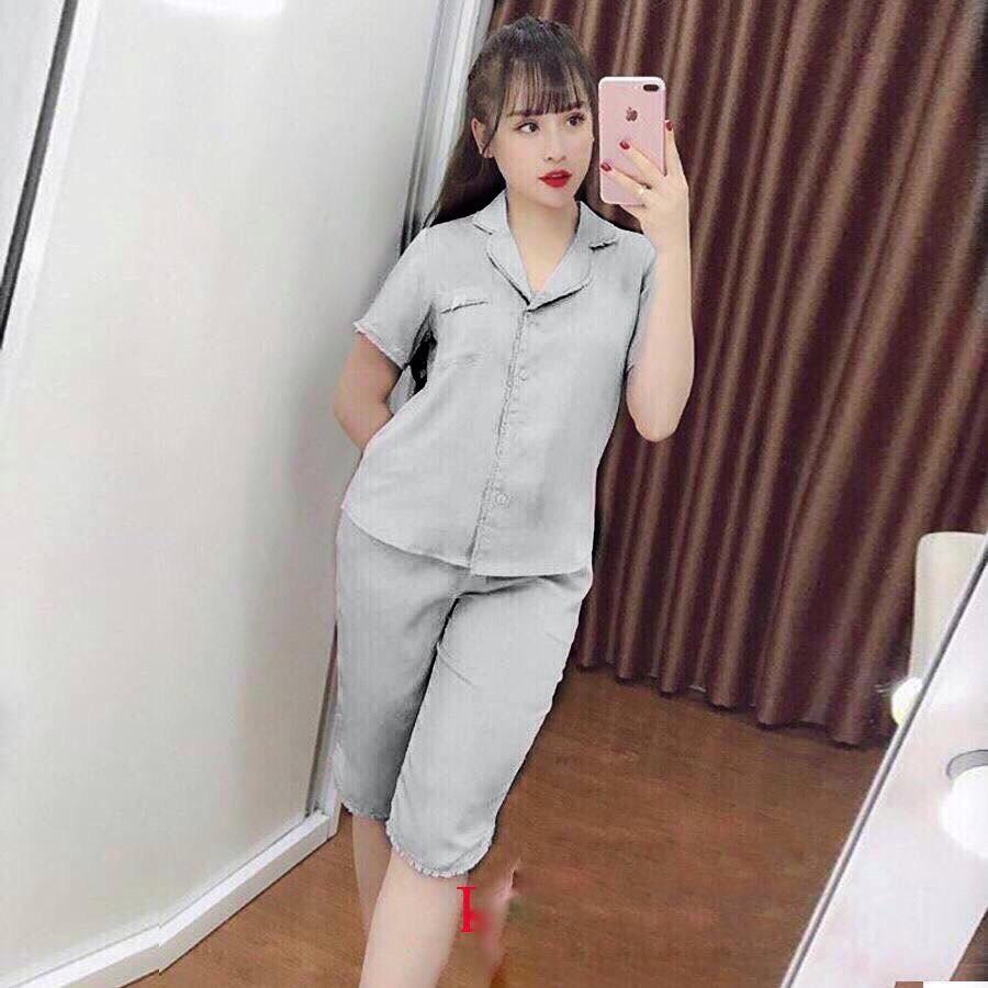 ĐỒ BỘ PIZAMA LUNG  TRƠN CHO NỮ