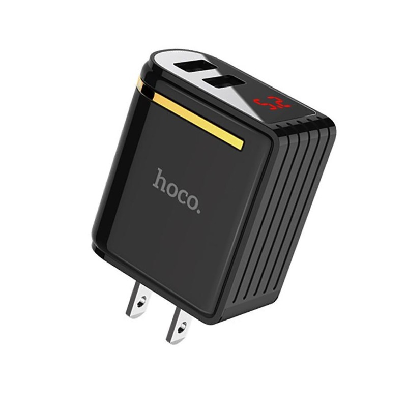 Củ Sạc Hoco C39 - 2 Cổng USB - Có Đèn LED
