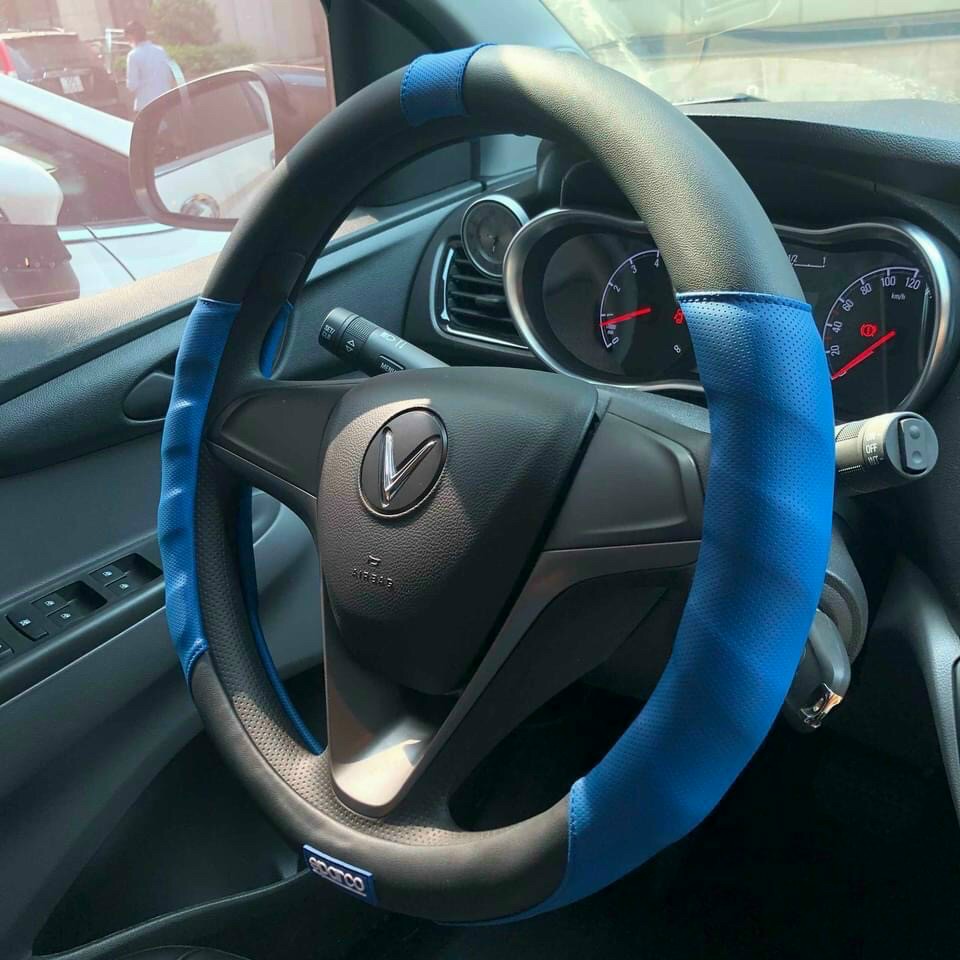 Bọc vô lăng ô tô, bọc vô lăng sparco f1 cao cấp size 38 cho mọi dòng xe