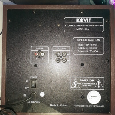 Dàn âm thanh 4.1, loa vi tính Bluetooth, loa Kovit KS-41