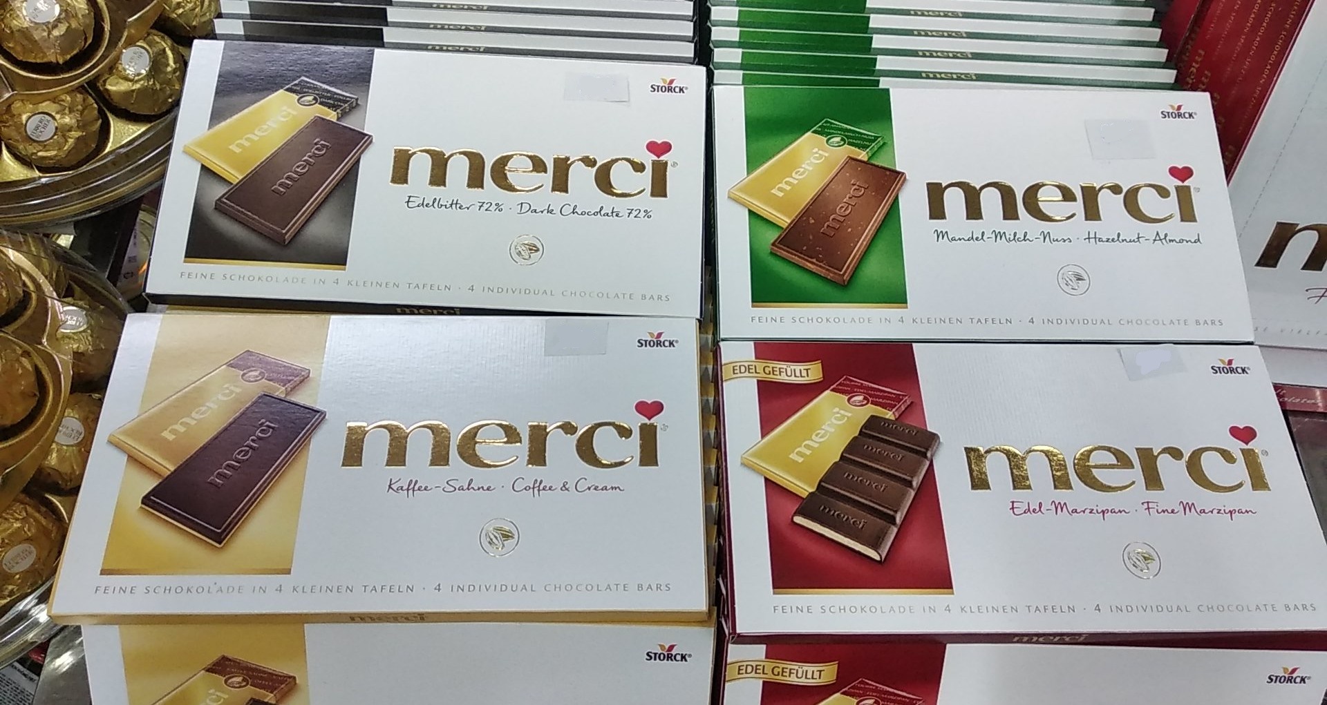 Socola Merci nhiều vị 100g