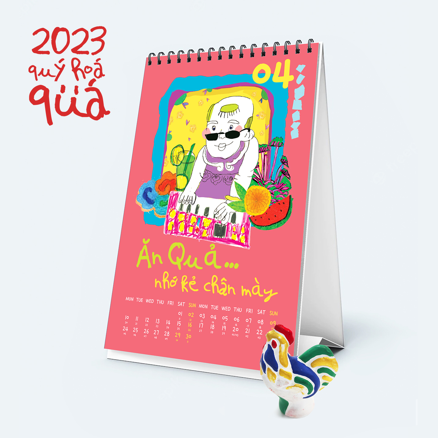 Lịch để bàn 2024 - Long Time (lâu rồi sao không) [Made by Tòhe] [Fsale]