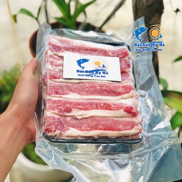 [GIAO NHANH 2H HCM] 1Kg Ba Chỉ Bò Mỹ Cắt Lát