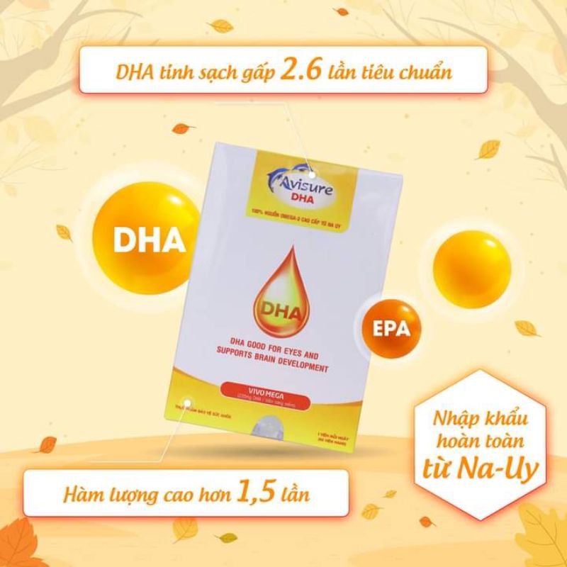 Bộ ba vi chất Avisure Sắt - Canxi -DHA cho mẹ bầu