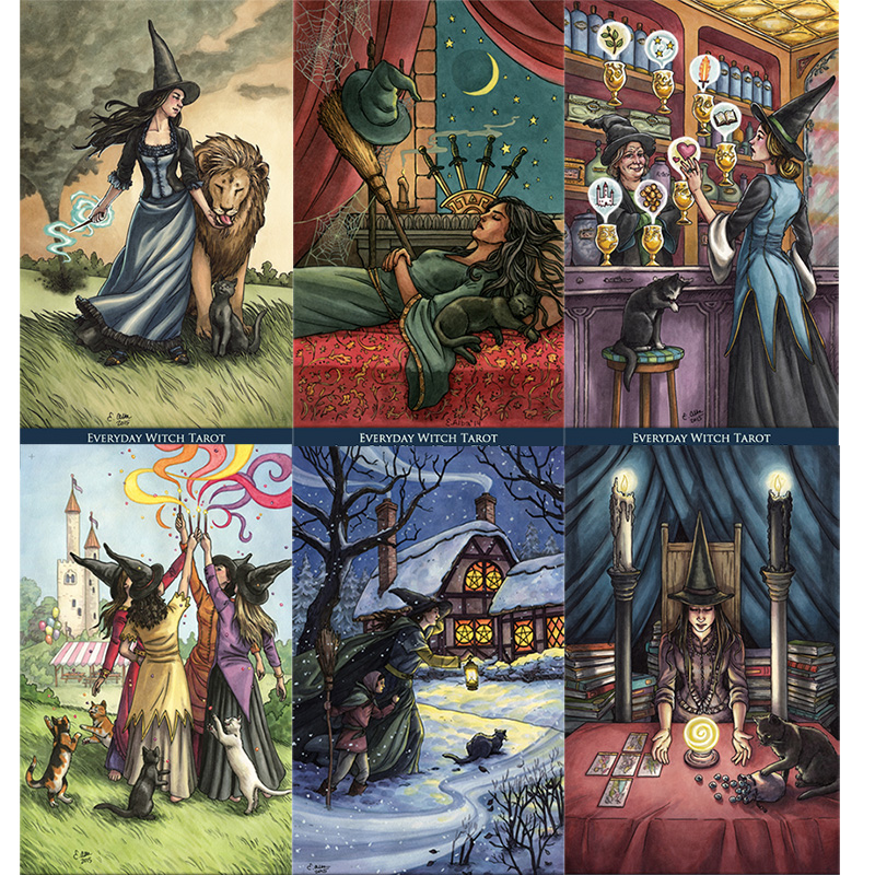 Bộ Bài Everyday Witch Tarot - Mini Edition (Mystic House Tarot Shop) - Bài Gốc Authentic Chính Hãng 100%