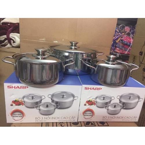 Bộ 3 Nồi Sharp Cao Cấp