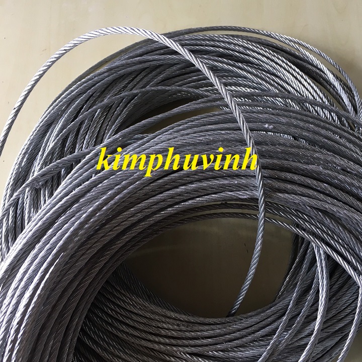 5 MÉT - 6LY DÂY CÁP THÉP 6MM - DÂY CÁP 6Li