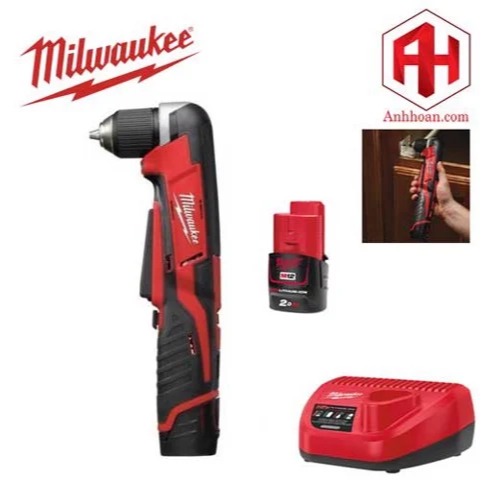 Milwaukee máy khoan góc dùng pin 12v c12 rad-202