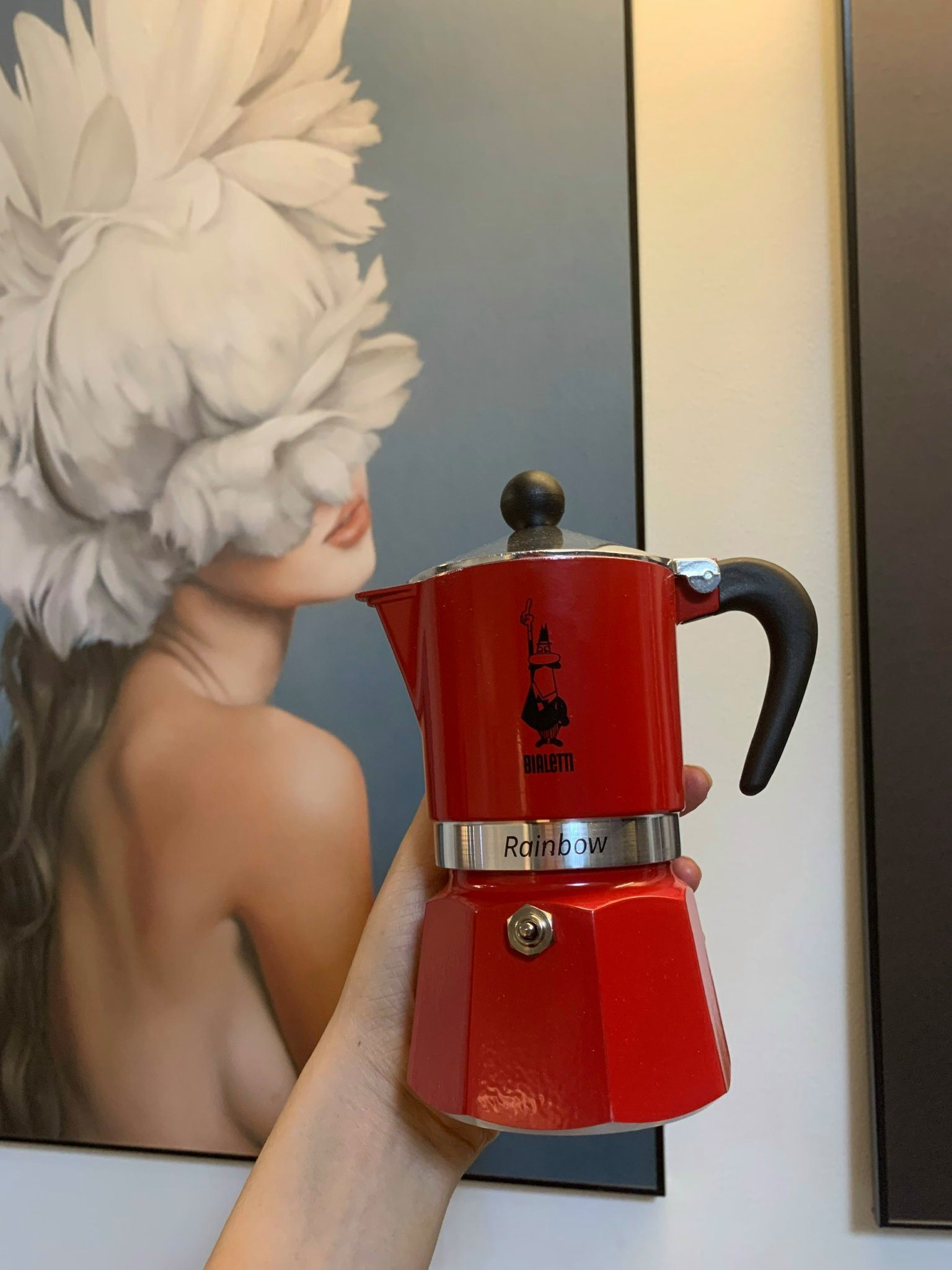 ẤM PHA CÀ PHÊ BIALETTI RAINBOW 3 CUP