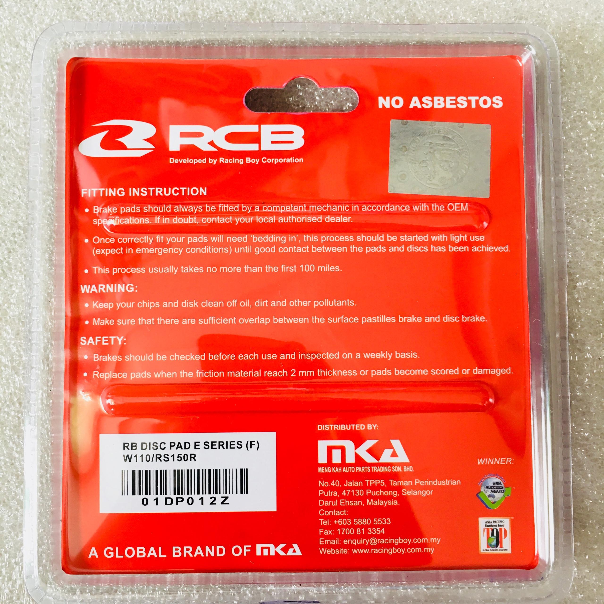 BỐ THẮNG ĐĨA TRƯỚC RCB cho WINNER 150-V1 X