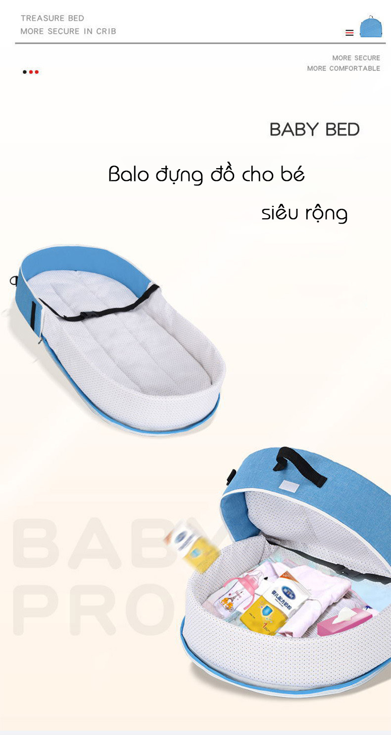 Nôi ngủ chung giường cho trẻ sơ sinh