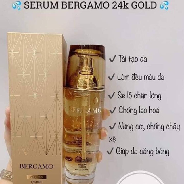 [HCM]Serum trắng da Bergamo 24k Gold