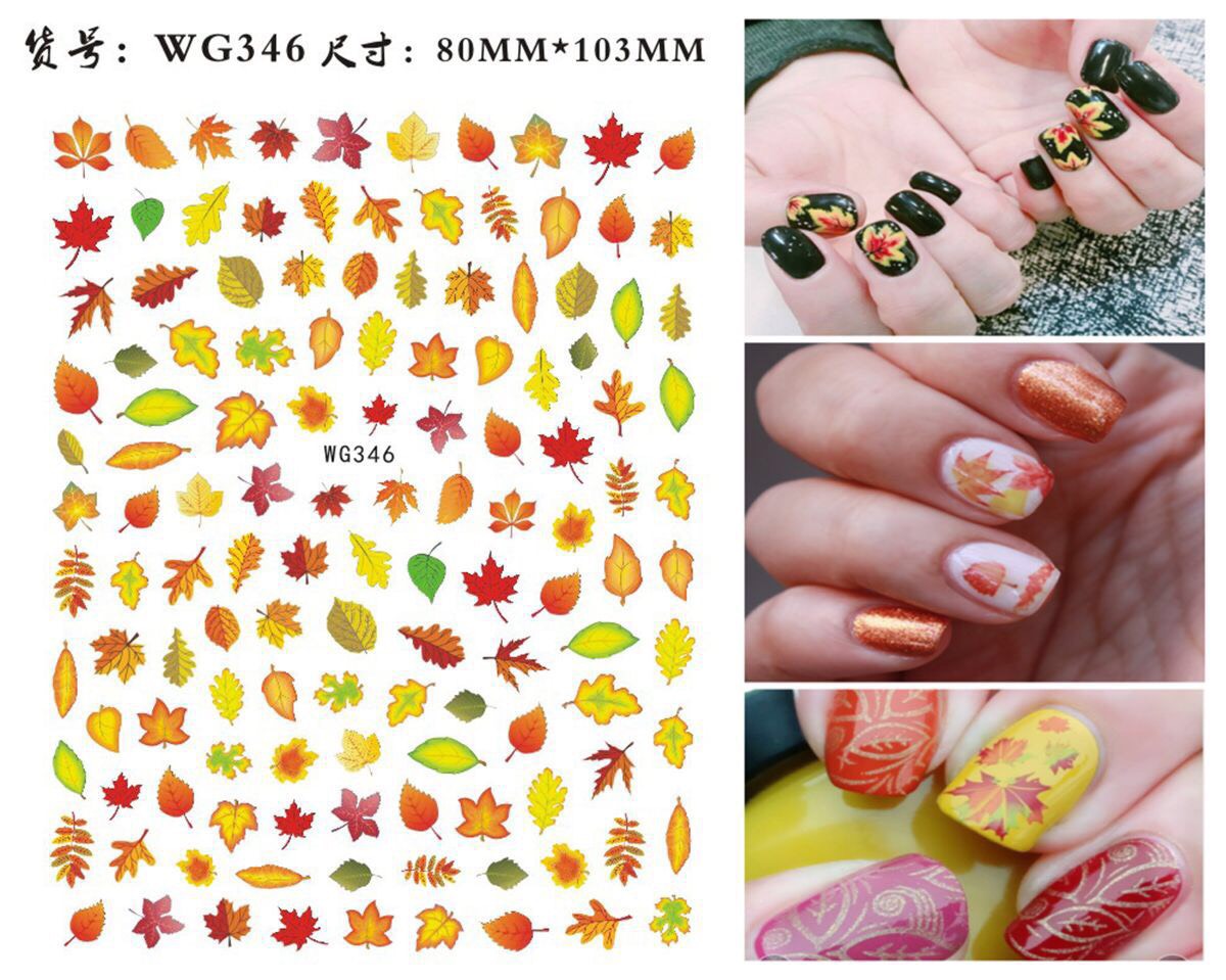 STICKER DÁN MÓNG CHỦ ĐỀ HOA 4