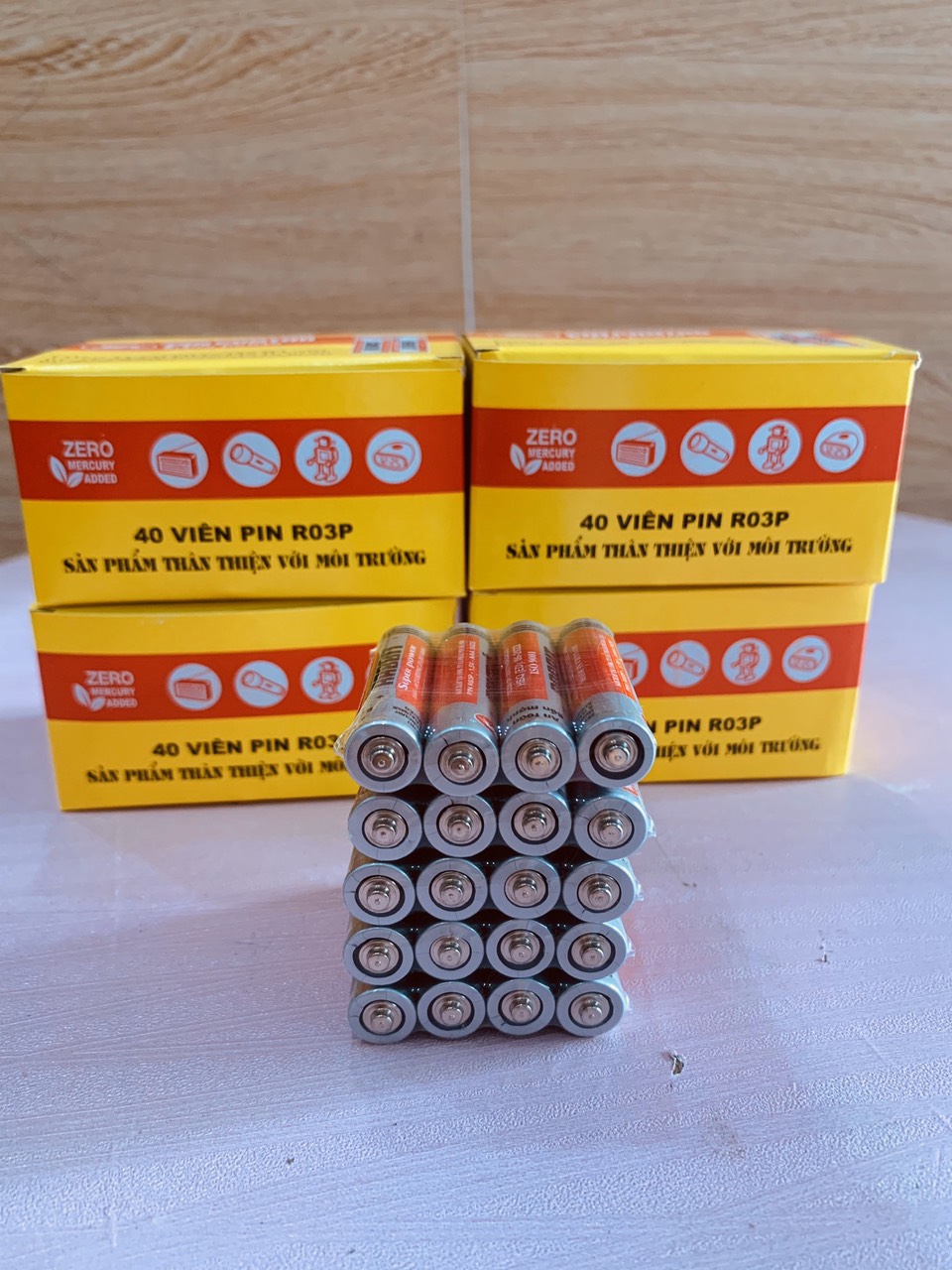 [Hộp 40 viên 3A-Hộp 24 Viên 2A] Pin AA / AAA Con thỏ 1,5v