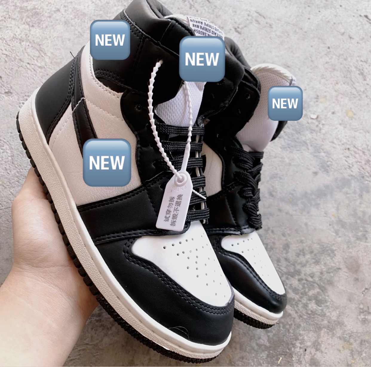 Giày thể thao sneaker nam nữ cổ cao cổ cao