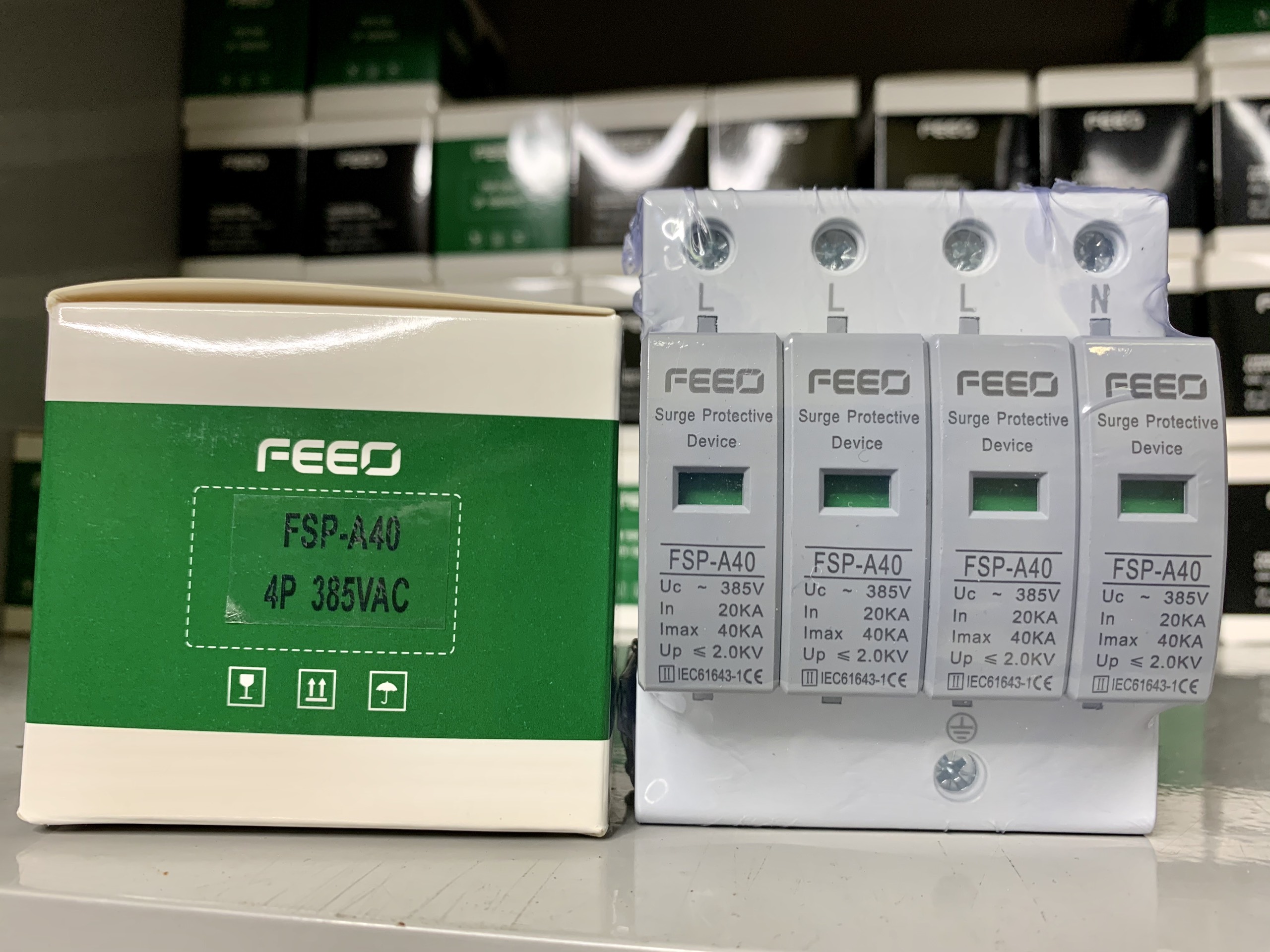 Chống sét lan truyền AC - FEEO (4P/385VAC)