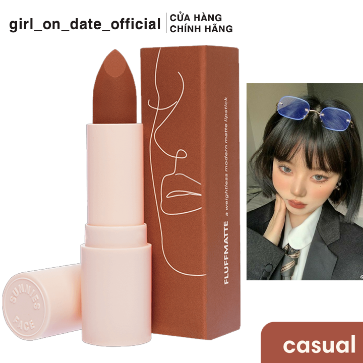 [HCM]Son thỏi Sunnies Face Fluffmatte in Casual