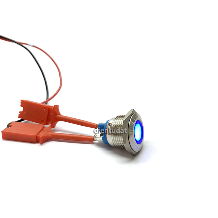 Đèn LED Báo 16mm Chống Nước 12V