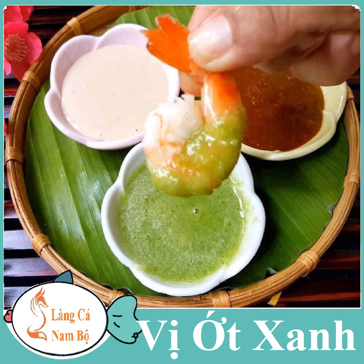 Muối chấm mix vị cay mặn dùng chấm hải sản rau luộc ốc thịt nướng-làng cá nam bộ