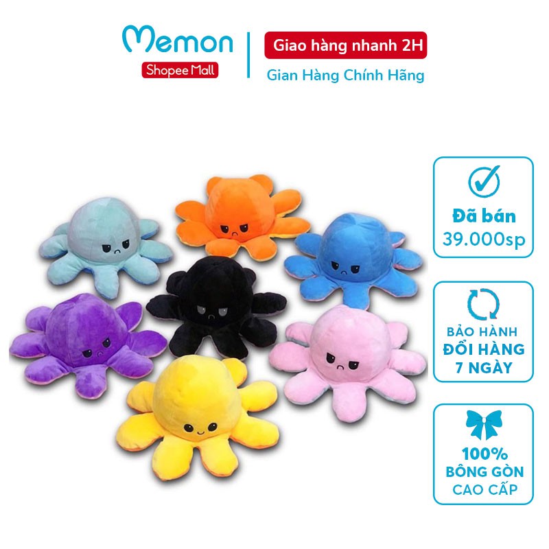 [Mã LIFET1510 giảm 10% đơn 150K] Bạch Tuộc Cảm Xúc Bông Cao Cấp Memon