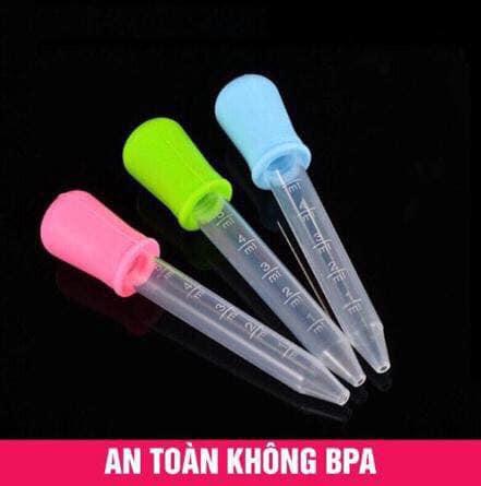 5 ống hút sữa, bón thuốc cho bé 5ml (Hàng như hình)