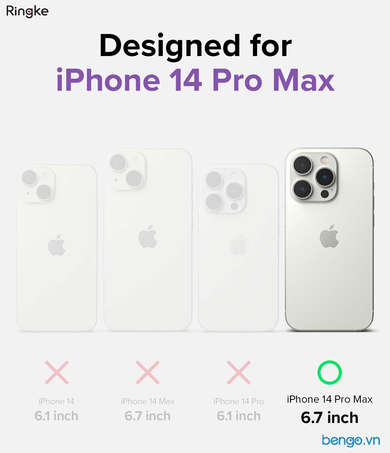 Ốp Lưng IPhone 14/14 Plus/14 Pro/14 Pro Max RINGKE Fusion