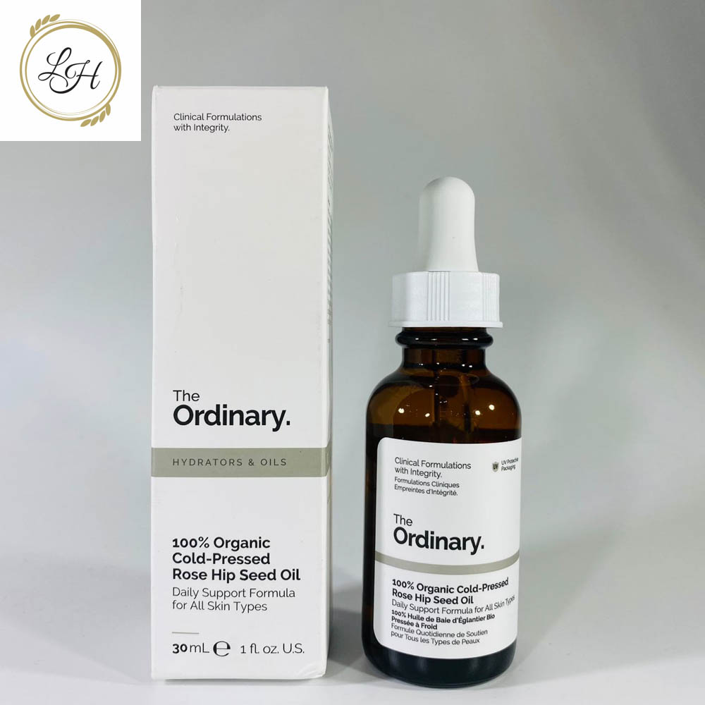 Dầu dưỡng da the ordinary 100% organic cold - pressed rose hip seed oil 30ml