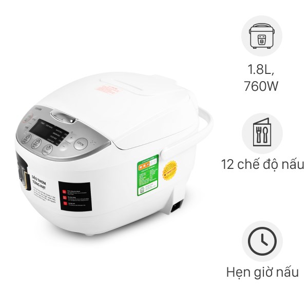 Toshiba rc-18dh2pv electric rice cooker 1.8L original 100% new display 99% type electric rice cooker 1.8 liter, dining 4 - 6 people