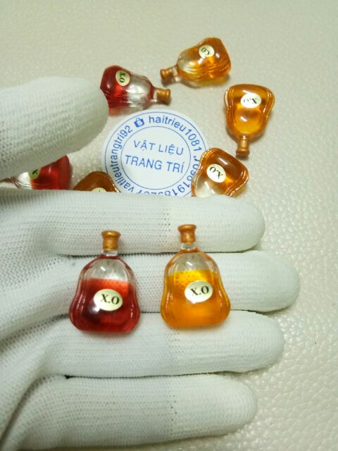 [HCM]Chai Rượui X.O Charm Slime Phị Kiện Trang Trí [1 chai ]