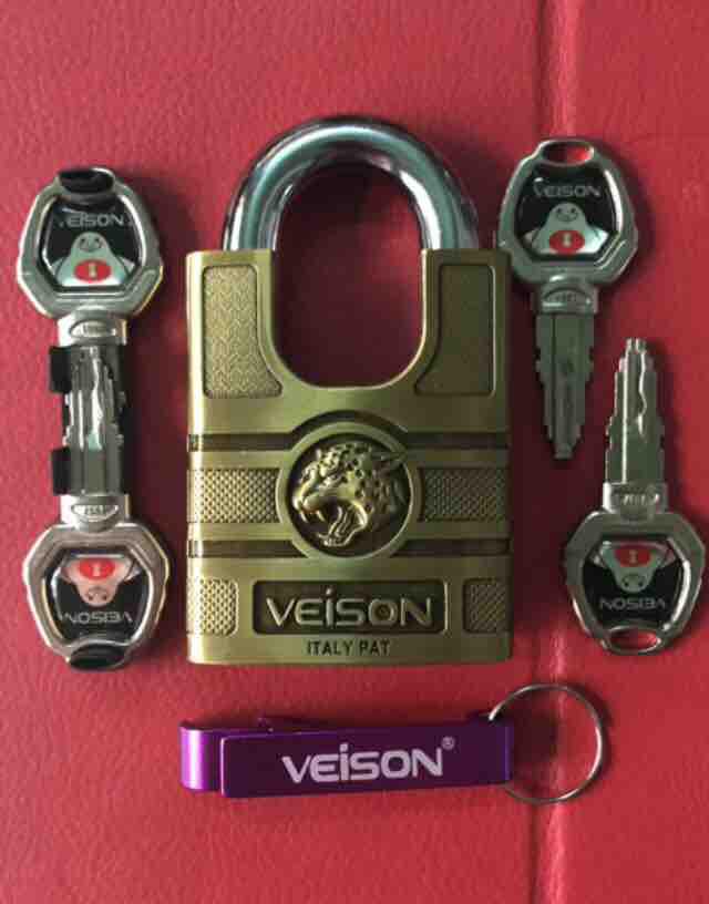 Ổ khoá 6 phân chống cắt VEISON chống trộm