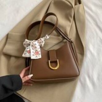 Túi da lì phối nơ siêu xinh