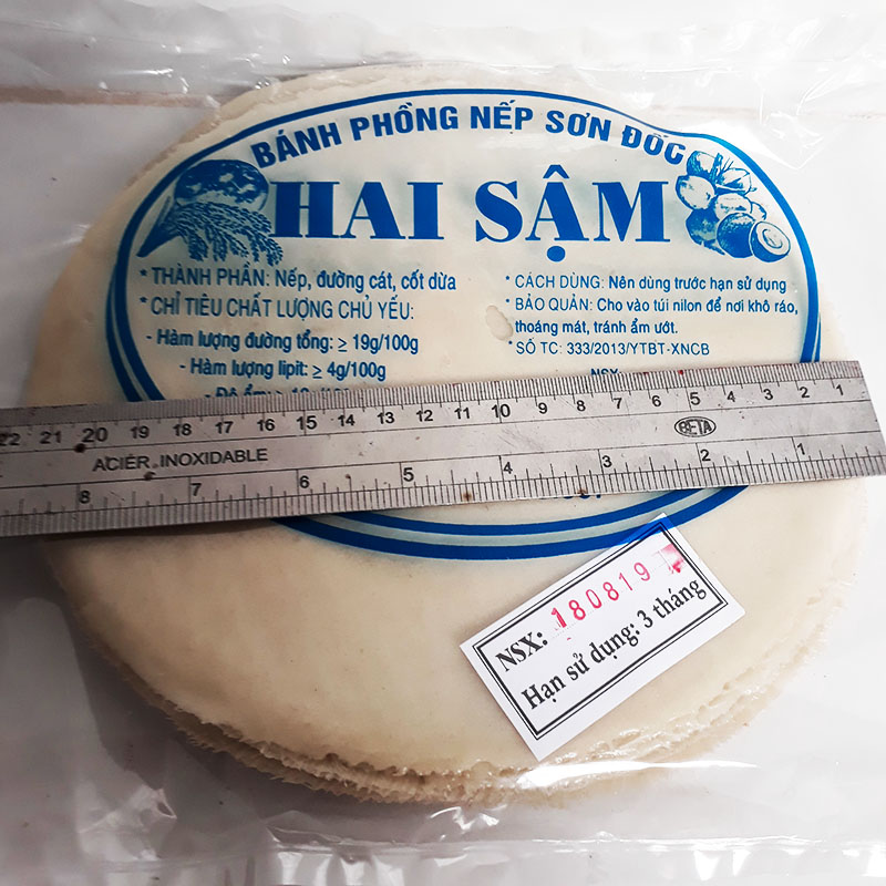BÁNH PHỒNG NẾP BƠ SỮA 20 CÁI