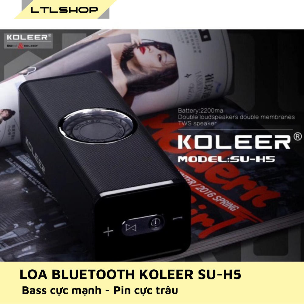 🔥 SẴN HÀNG 🔥 LOA BLUETOOTH KOLEER SU-H5 [BH 06 tháng, lỗi 1 đổi 1 tại LTLSHOP]