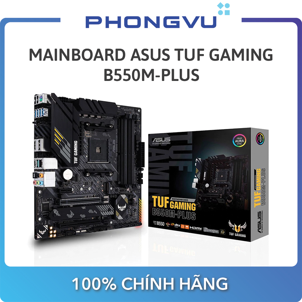 Mainboard ASUS TUF GAMING B550M-PLUS - Bảo hành 36 tháng