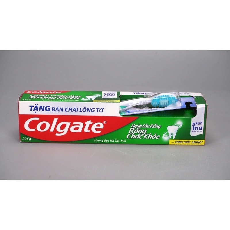 BÁO GIÁ BỘ 5 KEM ĐÁNH RĂNG COLGATE NGỪA SÂU RĂNG RĂNG CHẮC KHỎE 225G-TUÝP TẶNG BÀN CHẢI ĐÁNH RĂNG LÔNG TƠ NHẬP KHẨU THÁI LAN | Shopee Lazada Sendo Tiki mới nhất 28 ✱ kem đánh răng colgate ngừa sâu răng 225g tặng bàn chãi