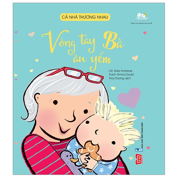 Fahasa - cả nhà thương nhau - vòng tay bà âu yếm
