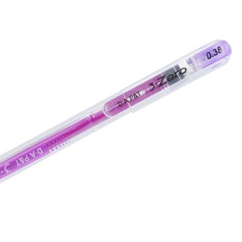 Bút bi nước ZERO 0.38mm đủ màu.