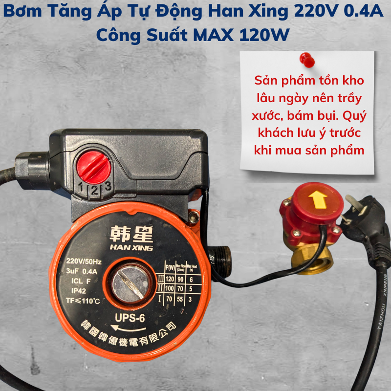 [HCM]Bơm tăng áp tự động 100w