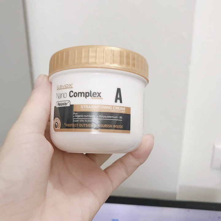 Kem ép duỗi tóc Lavox tại nhà