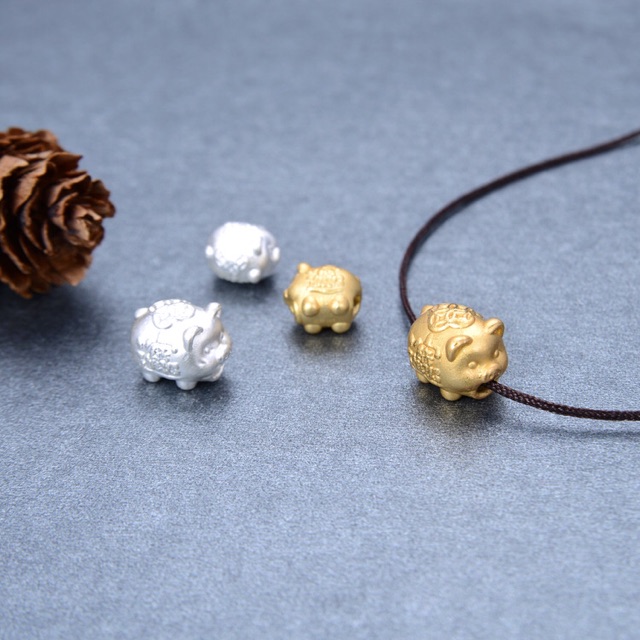 [S925] Charm bạc heo thần tài - MH107