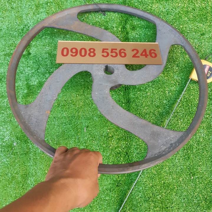 Puly máy trộn 45cm cốt 25mm một rãnh